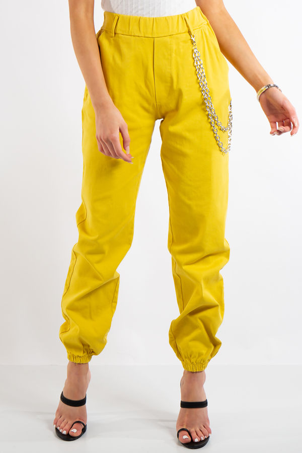 cargo yellow pants