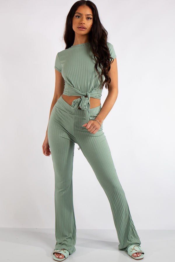 ribbed two piece set