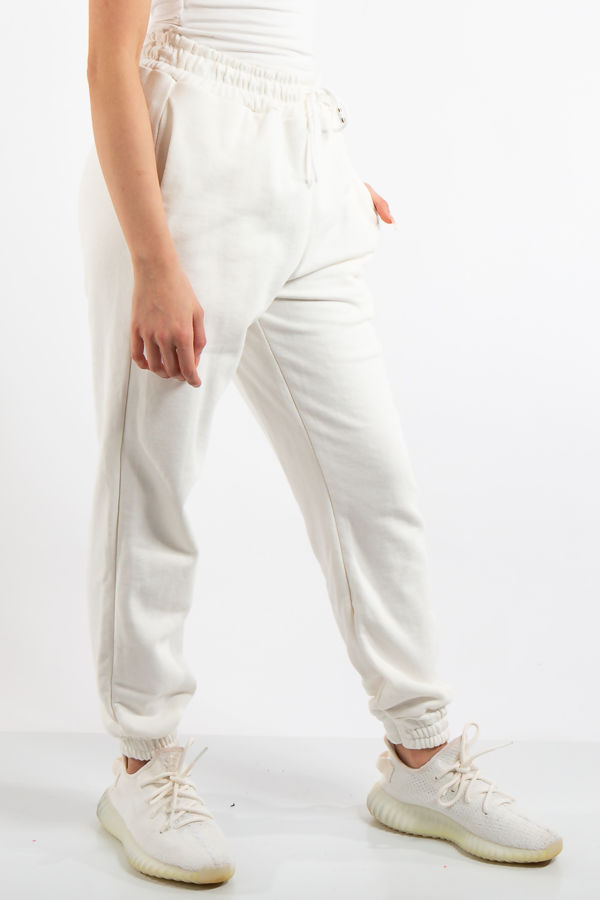 Tenley White Plain Jogger Pants