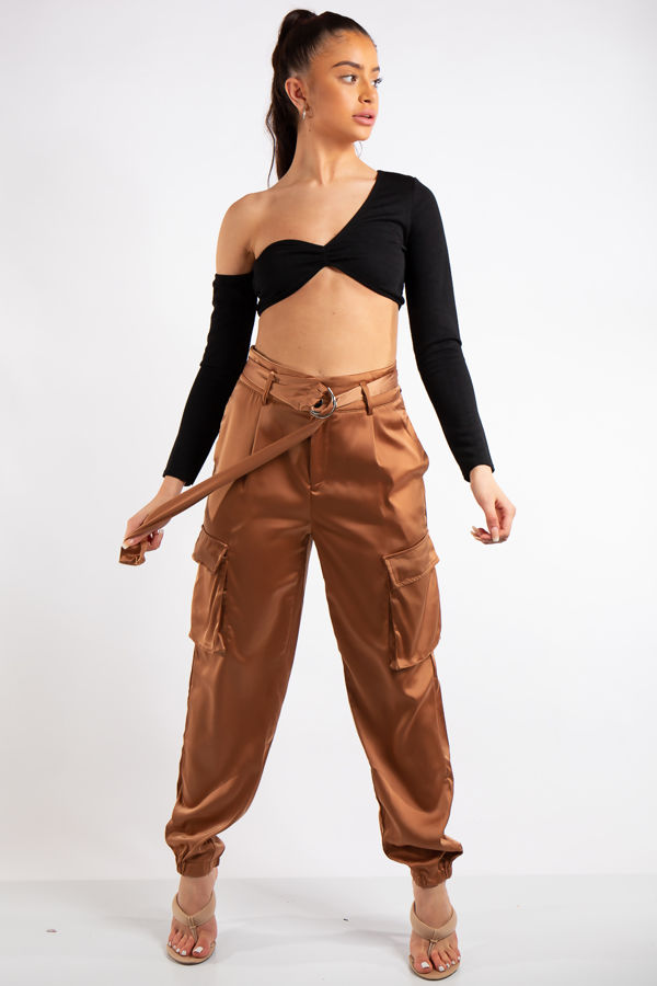tan cargo trousers